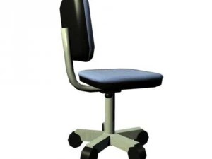 office chair low polygon 3D Model