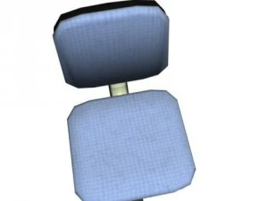 office chair low polygon 3D Model