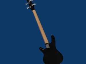 electric bass guitar 3D Model