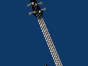 electric bass guitar 3D Model