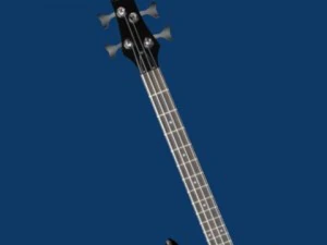 electric bass guitar 3D Model