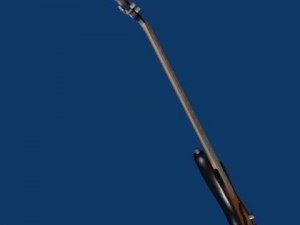 electric bass guitar 3D Model