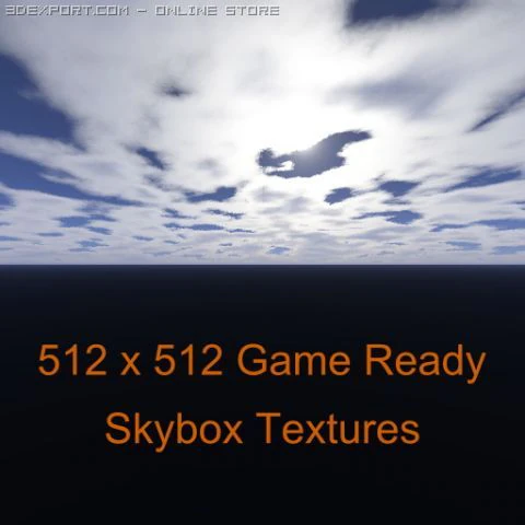 morning cloudy skybox CG Textures .c4d .max .obj .3ds .fbx .stl .blend