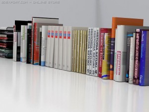 3d model of books 3D Model