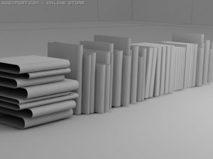 3d model of books 3D Model