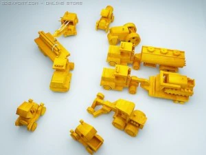 3d model of wooden toy vehicle collection 3D Model