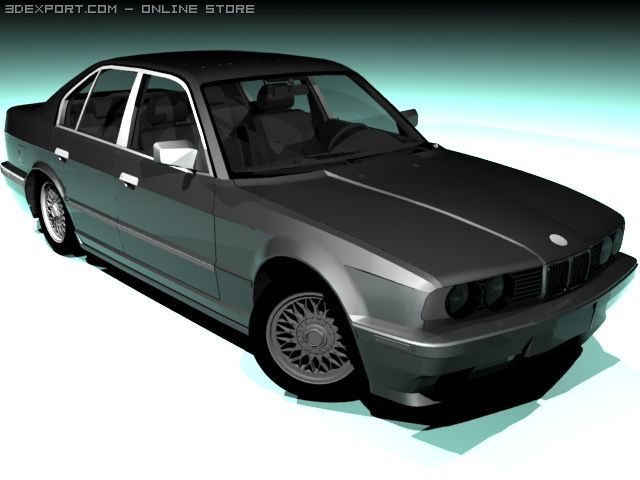bmw 535 i e34 3D मॉडल .c4d .max .obj .3ds .fbx .stl .blend 