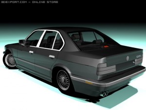 bmw 535 i e34 3D मॉडल