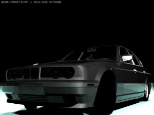 bmw 535 i e34 3D मॉडल