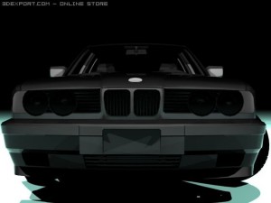 bmw 535 i e34 3D मॉडल