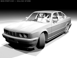 bmw 535 i e34 3D मॉडल