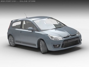 citroen c4 coupe 3D Model
