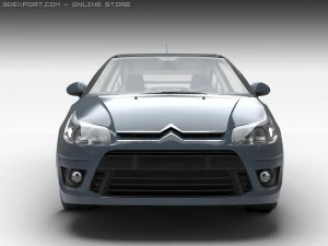citroen c4 coupe 3D Model