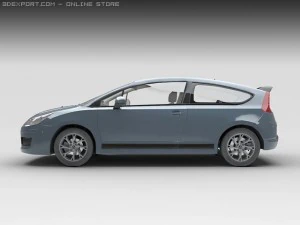 citroen c4 coupe 3D Model
