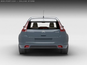 citroen c4 coupe 3D Model