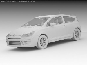 citroen c4 coupe 3D Model