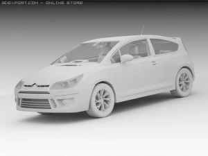 citroen c4 coupe 3D Model