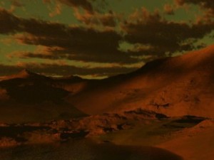 island cloudy sunset skybox high resolution CG テクスチャ