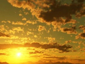 island cloudy sunset skybox high resolution CG Textures