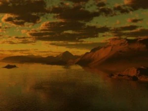island cloudy sunset skybox high resolution CG Textures