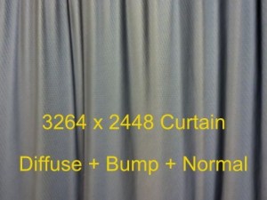 curtain high resolution diffuse  bump  normal CG Dokuları