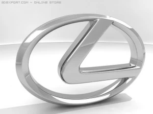 lexus logo 3D Model