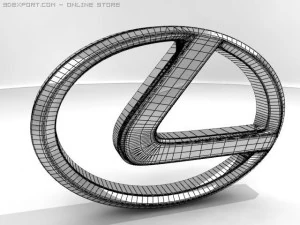 lexus logo 3D Model