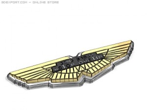 aston martin logo Model 3D
