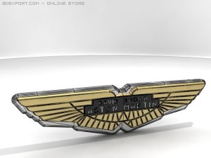 aston martin logo Model 3D