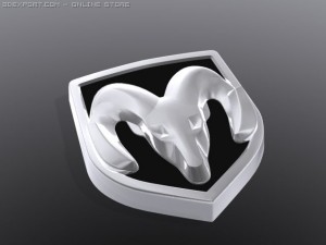 dodge logo Modelo 3D