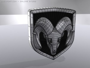 dodge logo 3D 模型