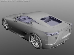 lexus lfa 3D 모델
