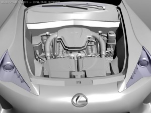 lexus lfa 3D 모델