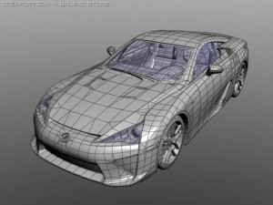 lexus lfa 3D 모델