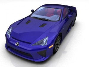 lexus lfa Modelo 3D