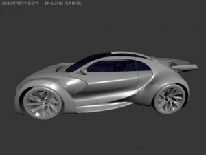citroen survolt 3D 模型