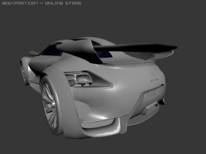 citroen survolt 3D 模型