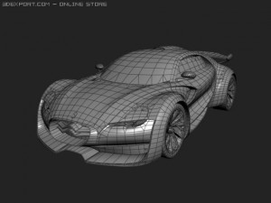 citroen survolt 3D 模型