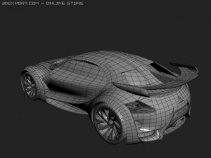 citroen survolt 3D 模型