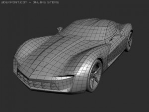 chevrolet stingray Model 3D