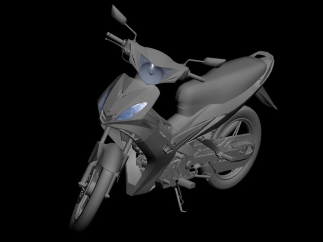 yamaha exciter 3Dモデル .c4d .max .obj .3ds .fbx .stl .blend 