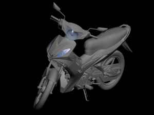 yamaha exciter Modelo 3D