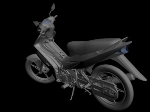 yamaha exciter 3Dモデル