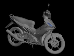 yamaha exciter 3Dモデル