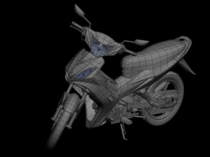 yamaha exciter 3Dモデル