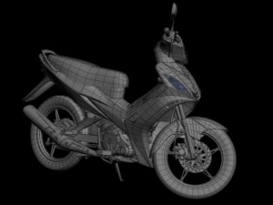 yamaha exciter 3Dモデル