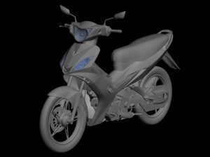 yamaha exciter 3Dモデル