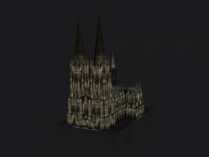 db cologne koelnerdom 3D Model