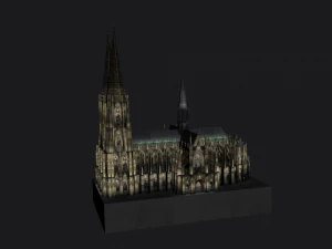 db cologne koelnerdom 3D Model