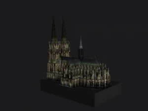 db cologne koelnerdom 3D Model